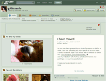 Tablet Screenshot of gothic-annie.deviantart.com