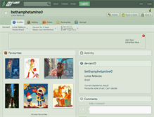 Tablet Screenshot of bethamphetamine0.deviantart.com