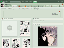 Tablet Screenshot of jyf1982.deviantart.com