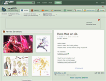 Tablet Screenshot of moa810.deviantart.com