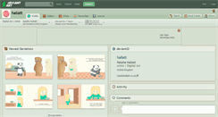 Desktop Screenshot of hallatt.deviantart.com