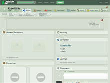 Tablet Screenshot of kkeeiitthh.deviantart.com