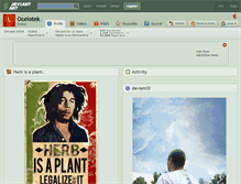 Tablet Screenshot of ocelotek.deviantart.com