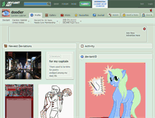 Tablet Screenshot of doodler.deviantart.com