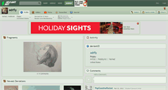 Desktop Screenshot of adrfly.deviantart.com