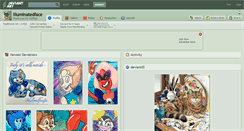 Desktop Screenshot of illuminatedface.deviantart.com