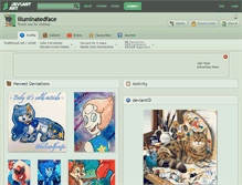Tablet Screenshot of illuminatedface.deviantart.com