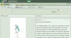 Desktop Screenshot of dawnfelix.deviantart.com