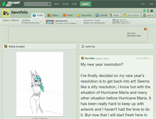 Tablet Screenshot of dawnfelix.deviantart.com