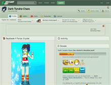 Tablet Screenshot of dark-tundra-chaos.deviantart.com