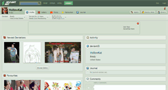 Desktop Screenshot of hollowkat.deviantart.com