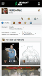 Mobile Screenshot of hollowkat.deviantart.com