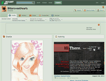 Tablet Screenshot of bittersweethearts.deviantart.com