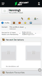 Mobile Screenshot of hennings.deviantart.com