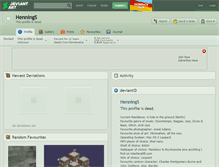 Tablet Screenshot of hennings.deviantart.com