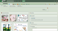 Desktop Screenshot of luminicity.deviantart.com