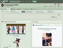 Tablet Screenshot of dj-soundwave16899.deviantart.com