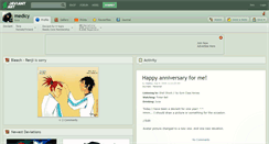 Desktop Screenshot of medicy.deviantart.com