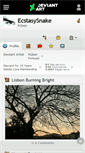 Mobile Screenshot of ecstasysnake.deviantart.com