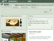 Tablet Screenshot of filly4585.deviantart.com