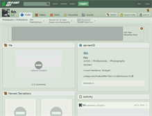 Tablet Screenshot of fkh.deviantart.com