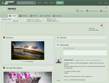 Tablet Screenshot of kamely.deviantart.com