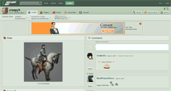 Desktop Screenshot of creepy9.deviantart.com