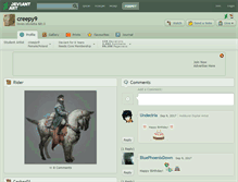 Tablet Screenshot of creepy9.deviantart.com