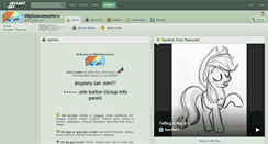 Desktop Screenshot of mlpsoawesome.deviantart.com