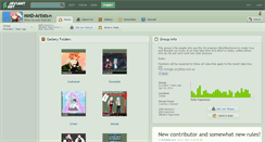 Desktop Screenshot of mmd-artists.deviantart.com