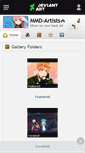 Mobile Screenshot of mmd-artists.deviantart.com