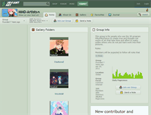 Tablet Screenshot of mmd-artists.deviantart.com