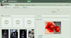 Desktop Screenshot of hazylilylo.deviantart.com
