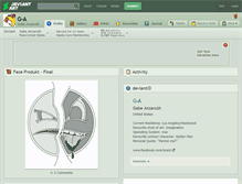 Tablet Screenshot of g-a.deviantart.com