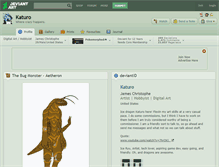 Tablet Screenshot of katuro.deviantart.com