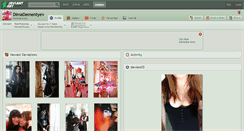 Desktop Screenshot of dimadementyev.deviantart.com