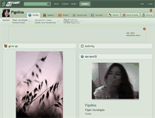 Tablet Screenshot of figolina.deviantart.com
