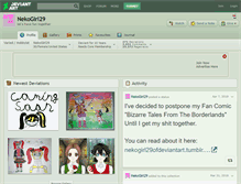 Tablet Screenshot of nekogirl29.deviantart.com