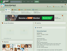 Tablet Screenshot of femswitzerland.deviantart.com