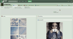 Desktop Screenshot of nymphchen.deviantart.com