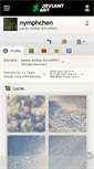 Mobile Screenshot of nymphchen.deviantart.com