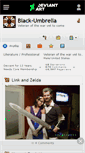 Mobile Screenshot of black-umbrella.deviantart.com