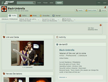 Tablet Screenshot of black-umbrella.deviantart.com