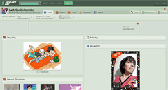 Desktop Screenshot of ladycookiemonster.deviantart.com