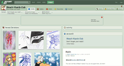 Desktop Screenshot of bleach-visards-club.deviantart.com