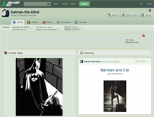 Tablet Screenshot of batman-the-blind.deviantart.com