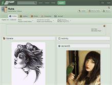 Tablet Screenshot of nuna.deviantart.com
