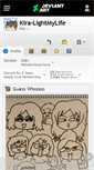 Mobile Screenshot of kira-lightmylife.deviantart.com