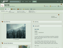 Tablet Screenshot of kai-yah.deviantart.com