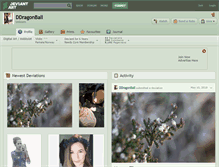 Tablet Screenshot of ddragonball.deviantart.com